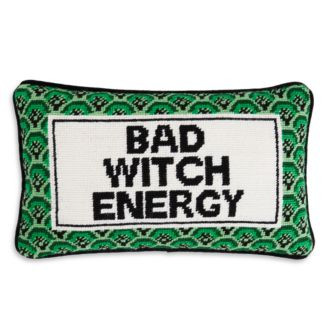 Bad Witch Energy Needlepoint Decorative Pillow - Exclusive | Bloomingdale's (US)