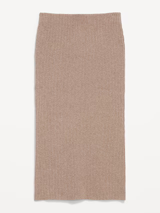 SoSoft Ribbed Midi Sweater Skirt | Old Navy (US)
