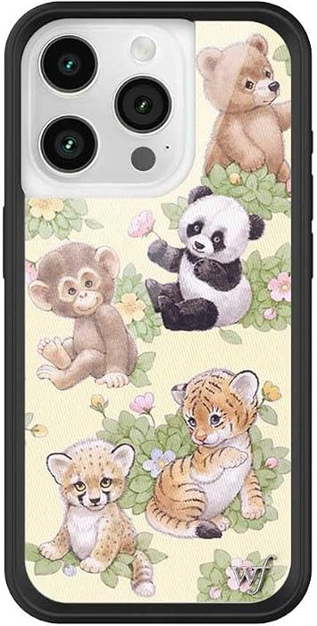 Wildflower Cases - Compatible with iPhone 15 Pro | Protective Black Bumper, 6.5ft Drop Test Certi... | Amazon (US)