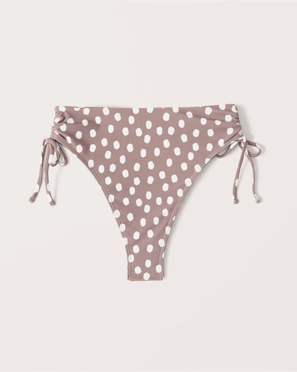 High-Waist Cinched Cheeky Bottoms | Abercrombie & Fitch (US)