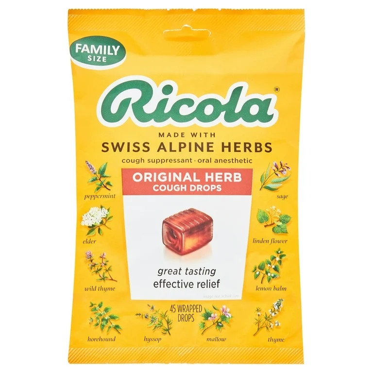 Ricola Original Herb Cough Drops - 45 Count | Walmart (US)