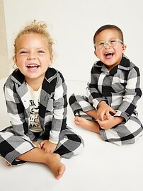 Unisex Plaid Pajama Set for Toddler & Baby | Old Navy (US)