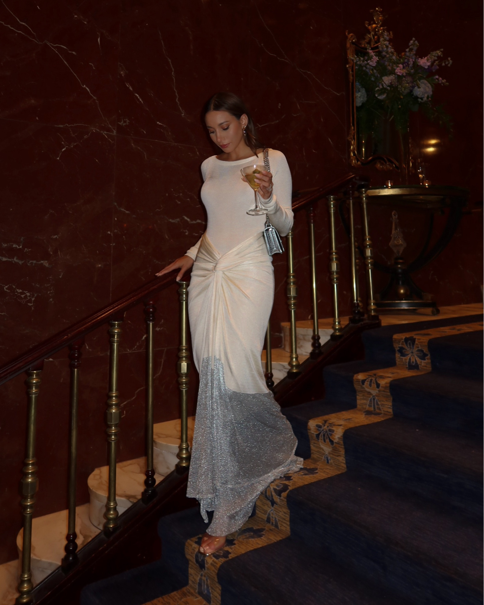 baobab silver dress Baobab Zadeh One-shoulder Dress In Silver
