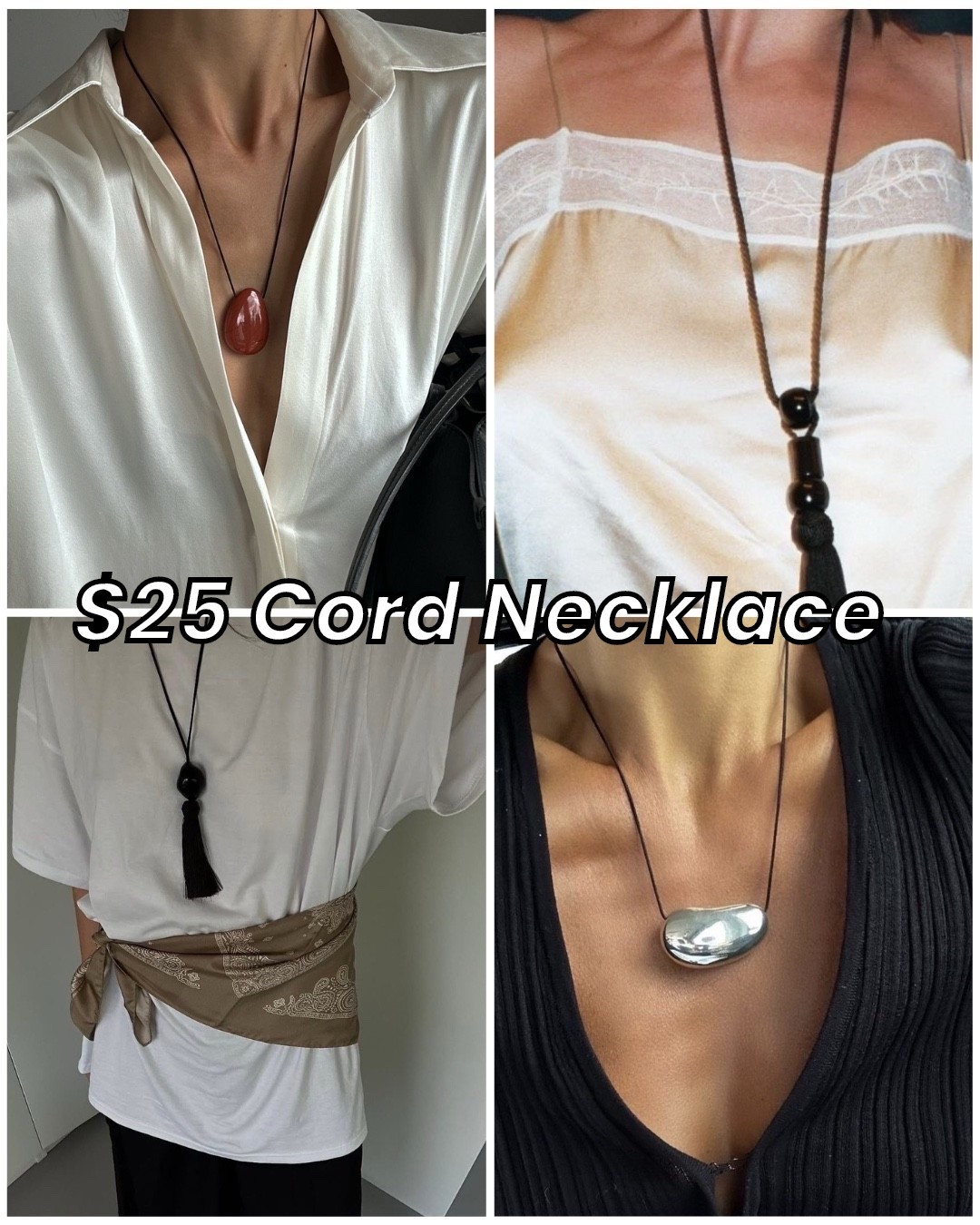 Found a great pendant or cord necklace for $25 on Etsy 

#LTKFallSale #LTKFindsUnder50 #LTKStyleTip