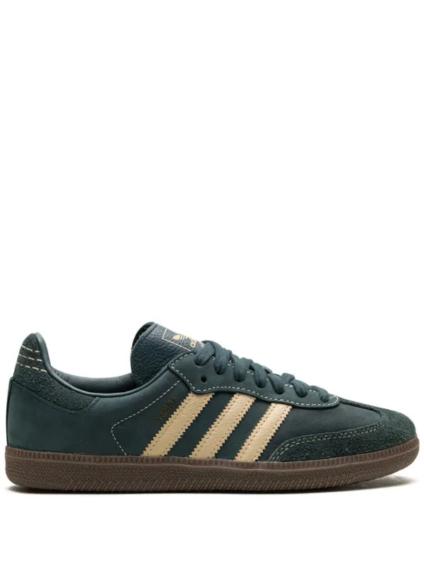 Adidas Samba OG "Mineral Green/Crystal Sand" Sneakers - Farfetch | Farfetch Global