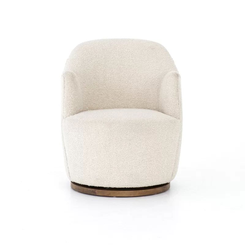 26" Wide Polyester Swivel Armchair | Wayfair North America