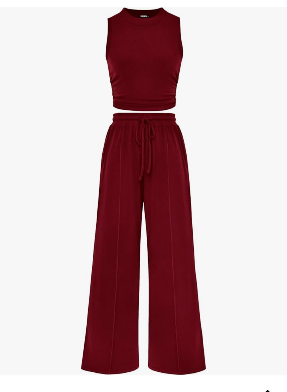 Red/burgundy is a hot color for this fall 2024! Just ordered this on Amazon lightening deal. It comes in a lot of colors ❤️ 

Amazon find, Amazon set, on trend, fall outfit, fall, matching set, lightening deal. 

#LTKStyleTip