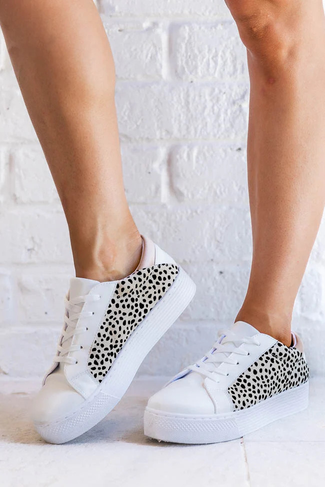 Marisa Leopard Print Sneakers FINAL SALE | Pink Lily