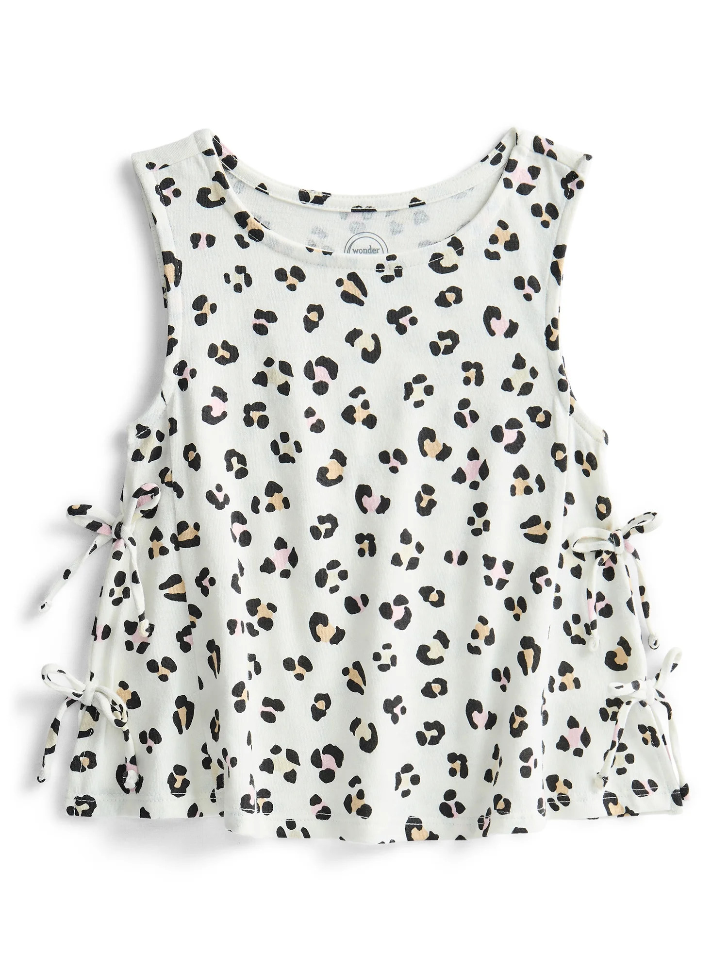 Wonder Nation Girls Fashion Bow Tank Top, Sizes 4-18 & Plus | Walmart (US)