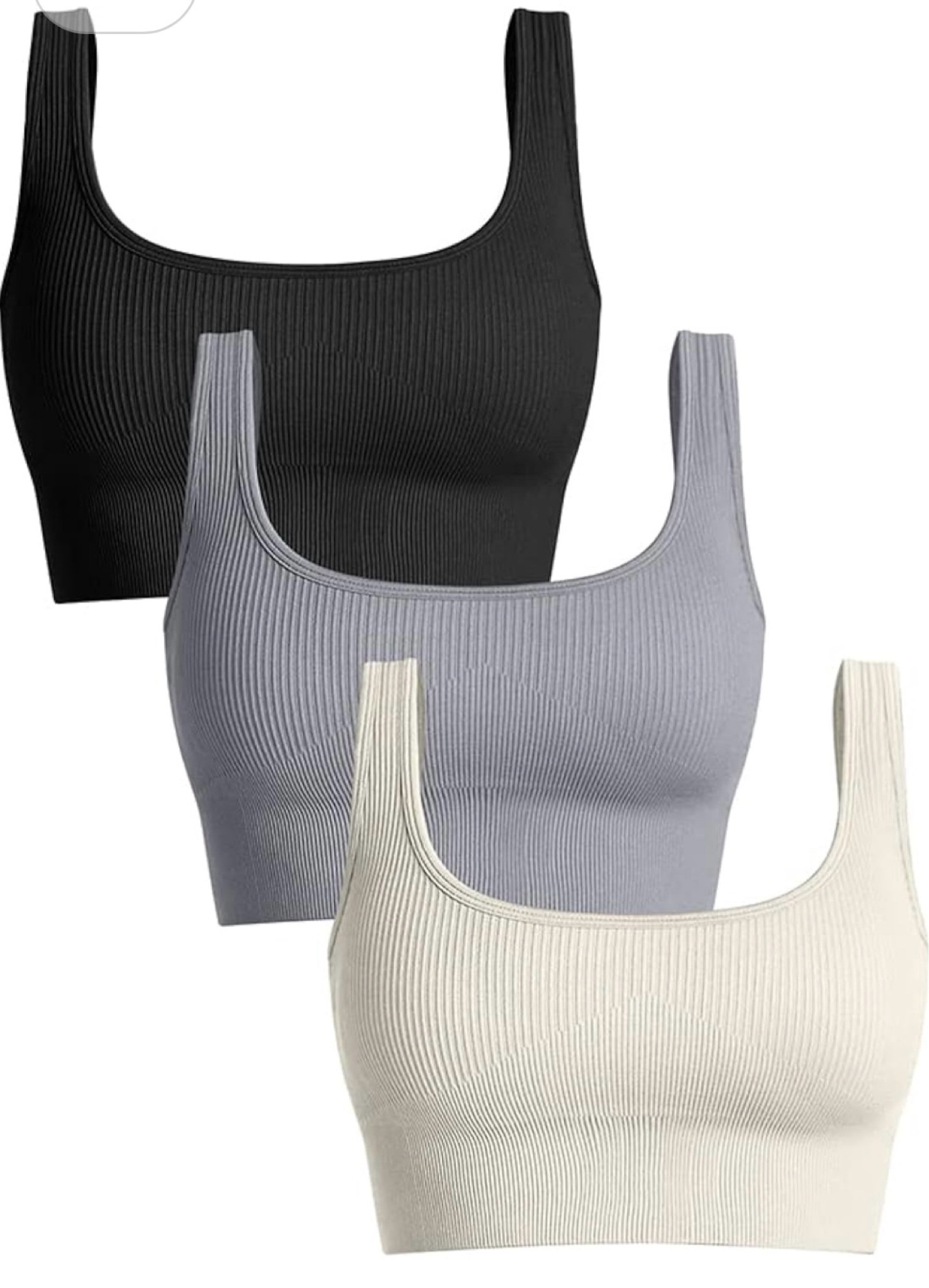 Workout Crop Top Tanks: Padded! 

#LTKFitness #LTKActive #LTKOver40