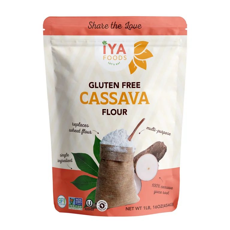 Iya Foods Cassava Flour 1 lb Pack - Walmart.com | Walmart (US)
