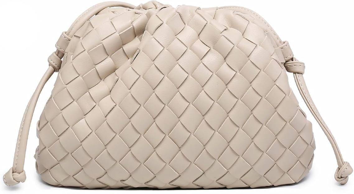 Huralona Dressy Pleated Vegan Leather Clutch Purse Super Soft Cloud Dumpling Clutch Bag for Women... | Amazon (US)