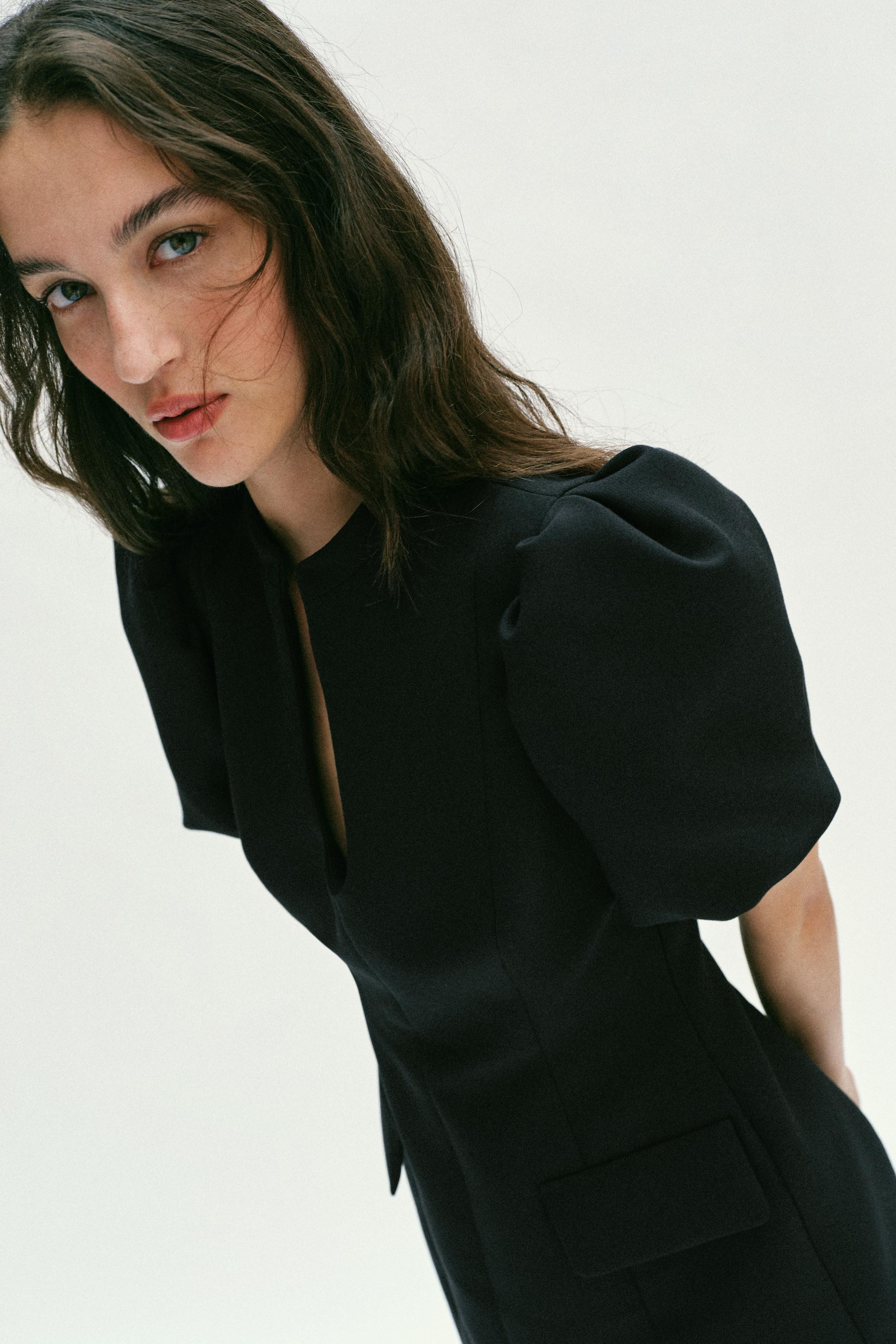 RUFFLED POLKA DOT HALTER DRESS | Zara US