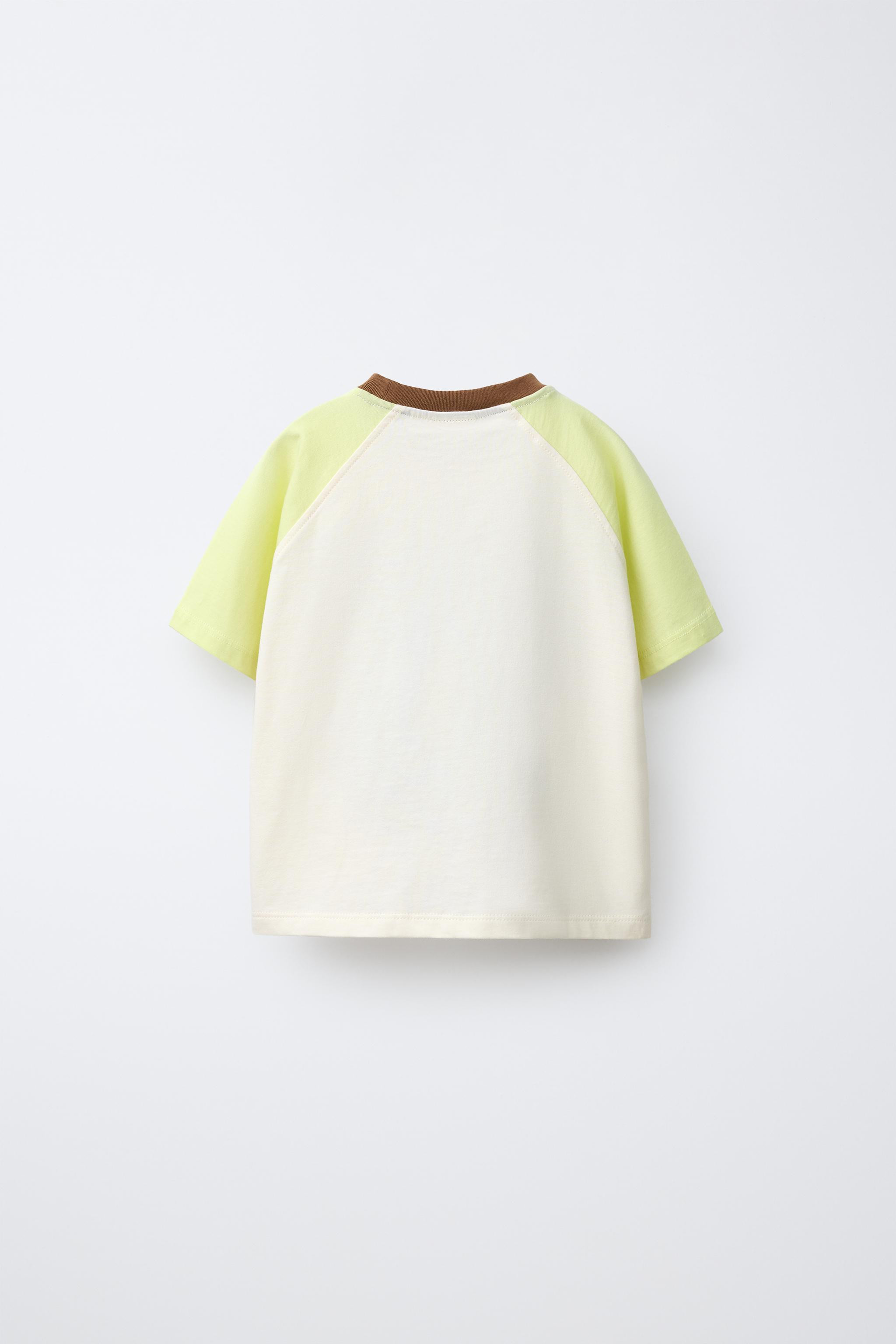 NUMBERED RAGLAN SLEEVE T-SHIRT | Zara US