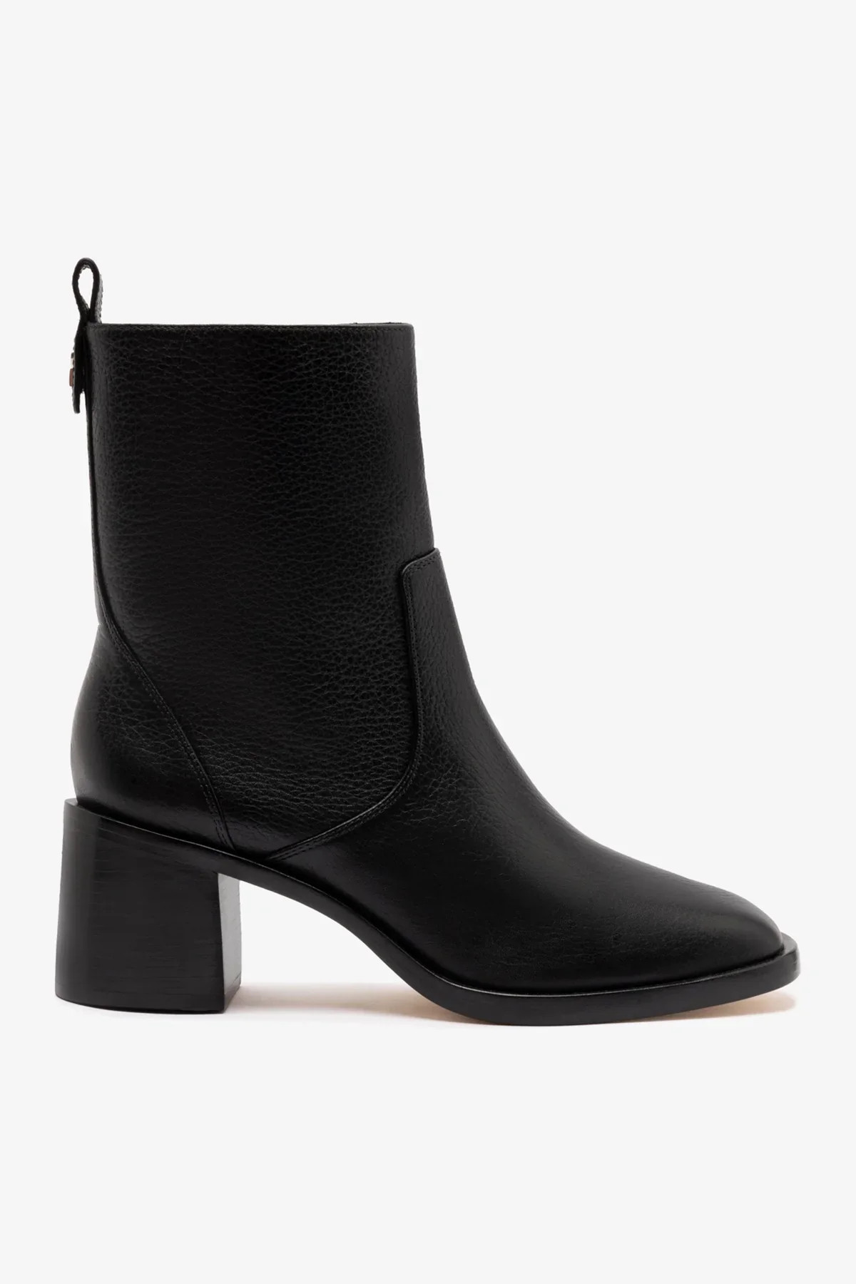 Mini Ricky Boot In Black Leather | Larroude