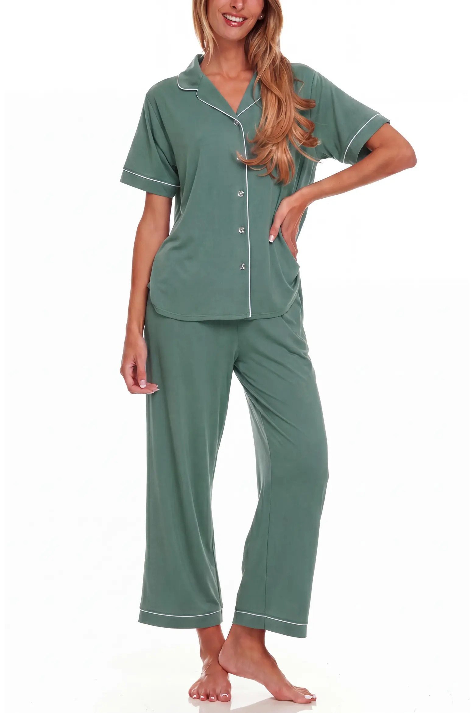 Flora By Flora Nikrooz Annie Notch Capri Pajamas (Women) | Nordstromrack | Nordstrom Rack