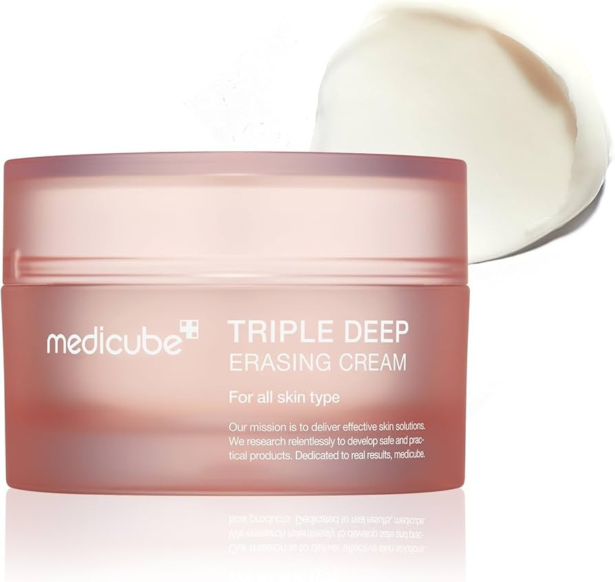 Medicube Triple Deep Erasing Cream || A slugging-worthy Collagen cream gives dewy & glowy skin | ... | Amazon (US)