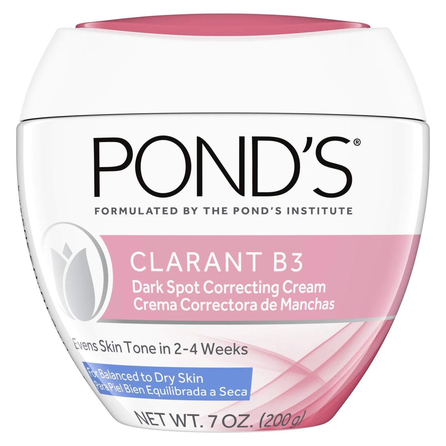 POND’S Clarant B3 Dark Spot Correcting Face Cream, Daily Moisturizer for Dry Skin – 7 oz | Walmart (US)