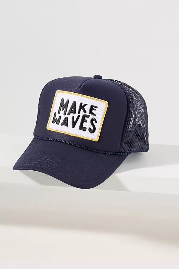Friday Feelin Make Waves Trucker Hat | Anthropologie (US)
