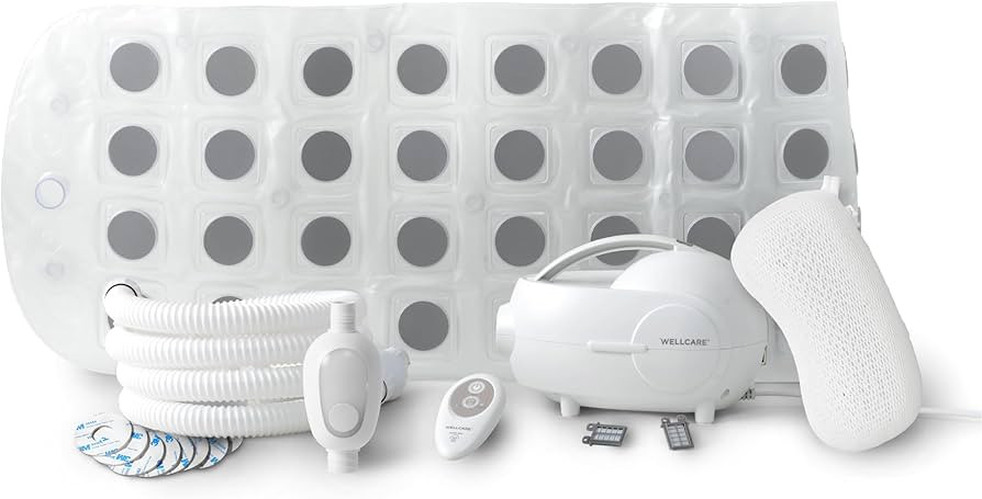 Wellcare Comfort Air Bubble Bath Spa Mat for Smooth Tub, Water Proof Bath Light,TPE Pillow, Aroma... | Amazon (US)