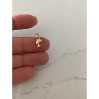 14K Solid Gold Nefertiti Pendant | Yellow Egyptian Queen | Etsy (US)