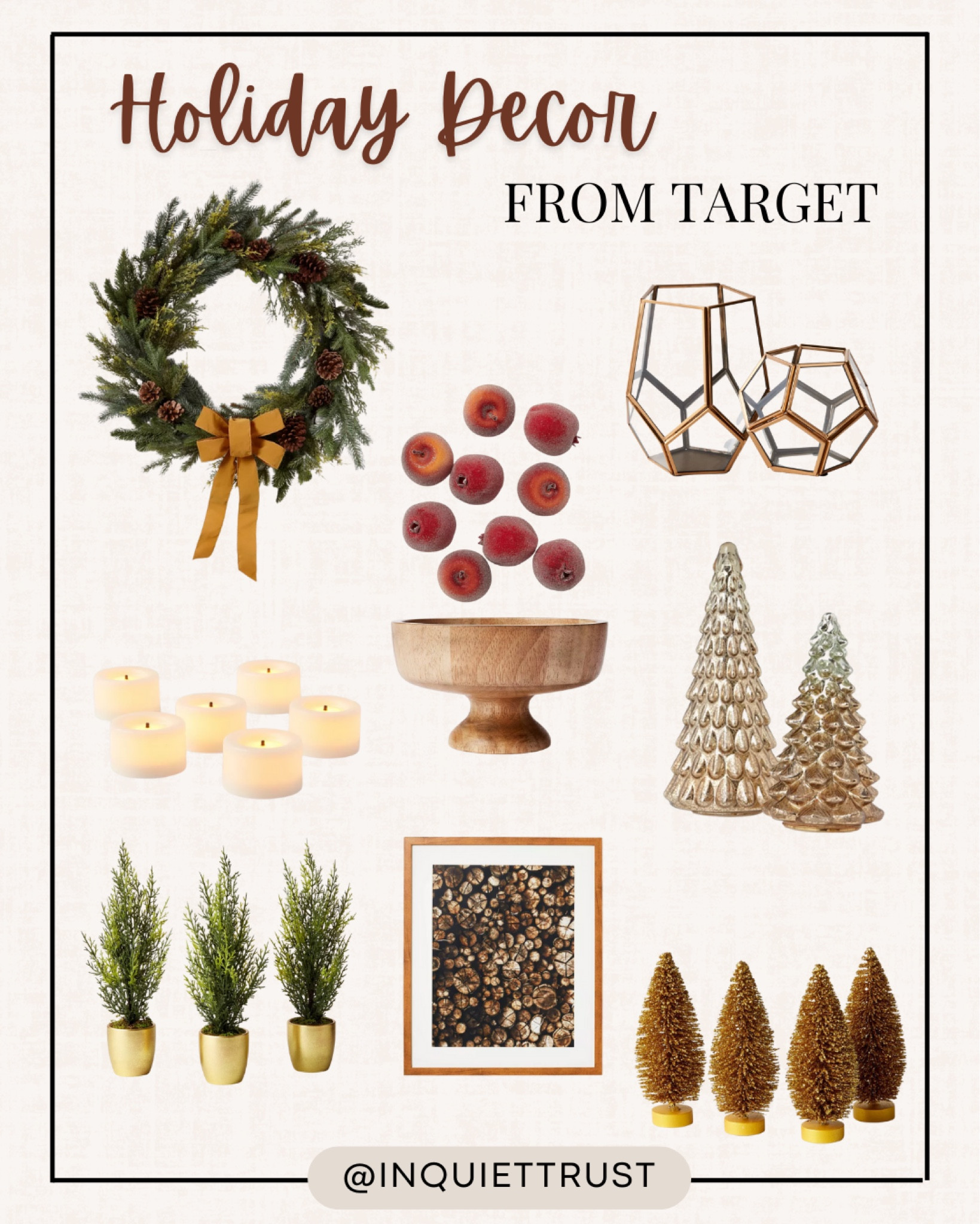 Living room holiday decor from Target!

#christmashomedecor #golddecor #wooddecor #targetdeals

#LTKHoliday #LTKSeasonal #LTKhome