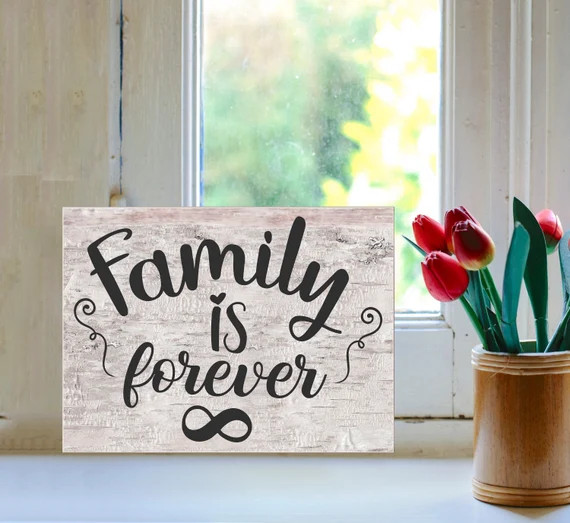 Wood Family Sign, Family Is Forever, Family Sign, Our Family,  Love Sign, Wedding Gift, Home Deco... | Etsy (US)