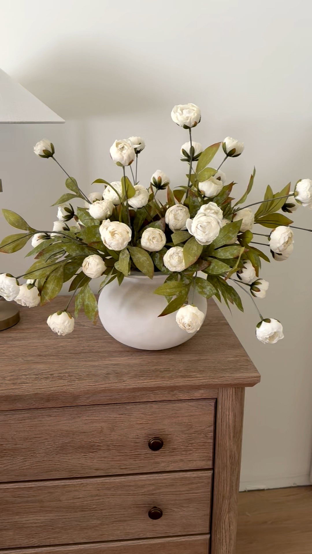 Peonies. Nightstand. Table lamp. Vase  

#LTKHome