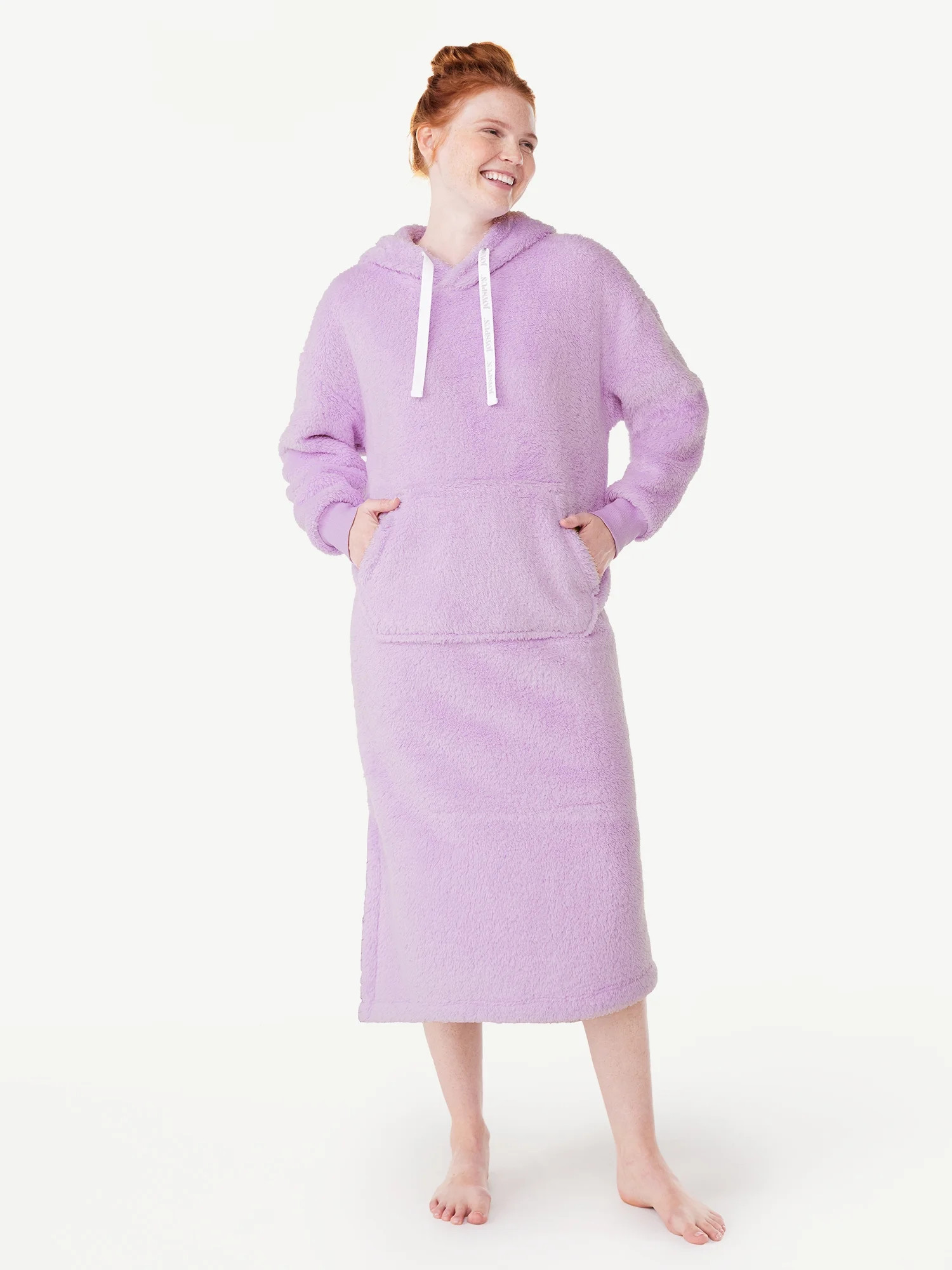 Joyspun Women’s Plush Lounger, Sizes XS to 3X - Walmart.com | Walmart (US)