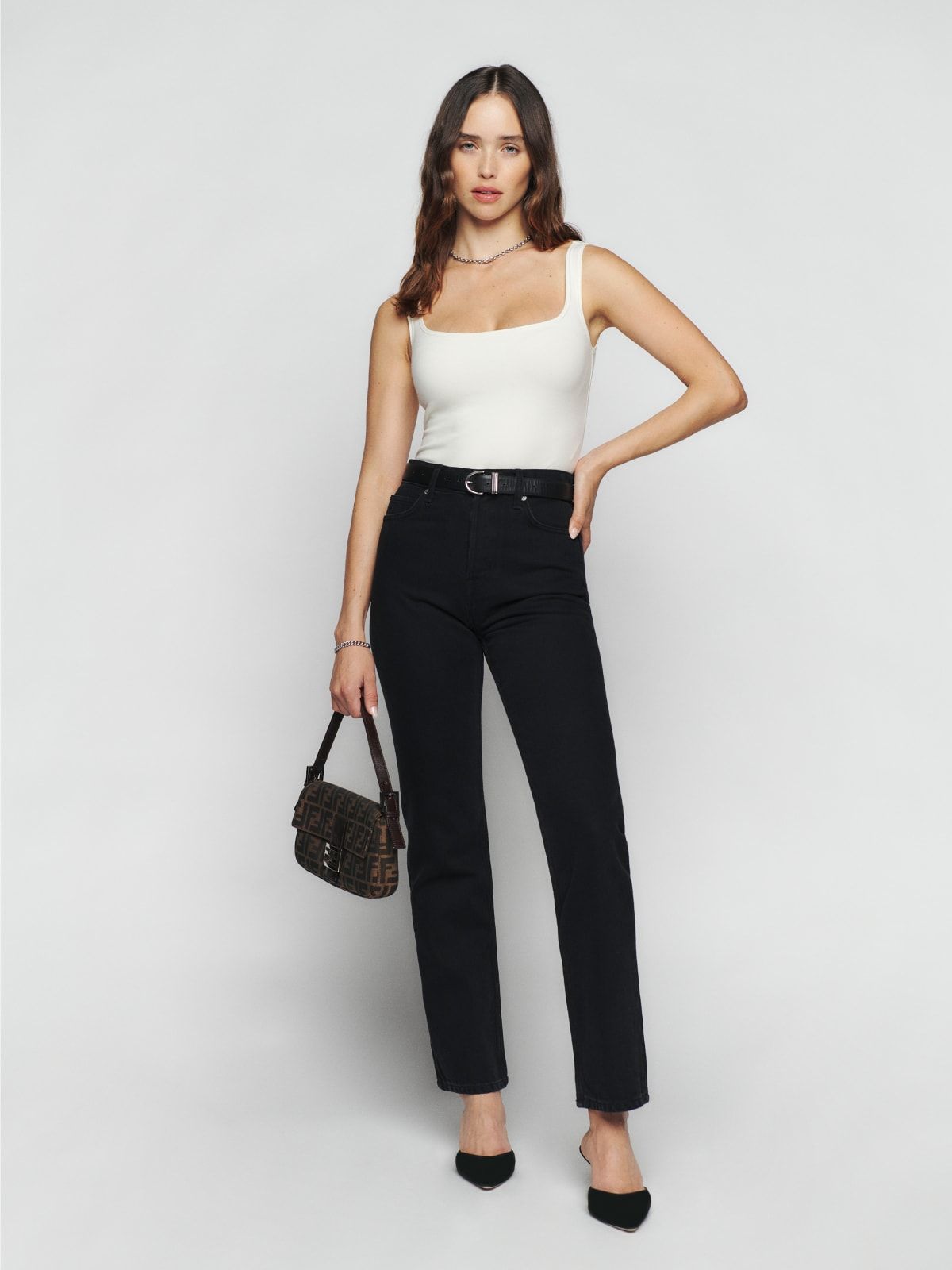 Cynthia High Rise Straight Jeans | Reformation (US & AU)