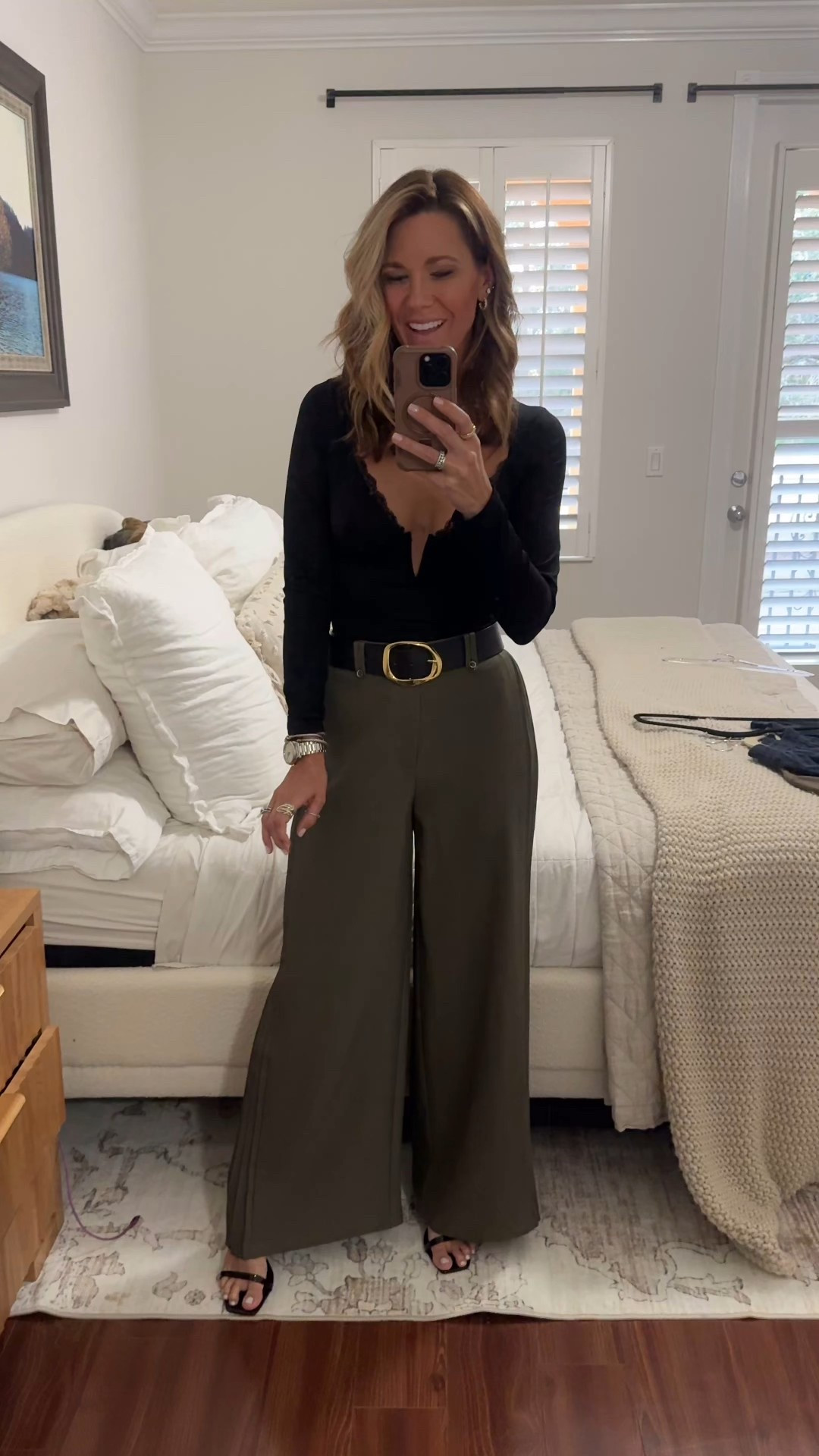 The cutest winter dinner look! These pants are so so fun 

#LTKSeasonal #LTKOver40 #LTKootd