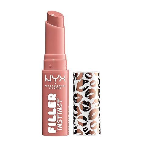 NYX PROFESSIONAL MAKEUP Filler Instinct Plumping Lip Color, Lip Balm - Beach Casual (Nude Pink) | Amazon (US)