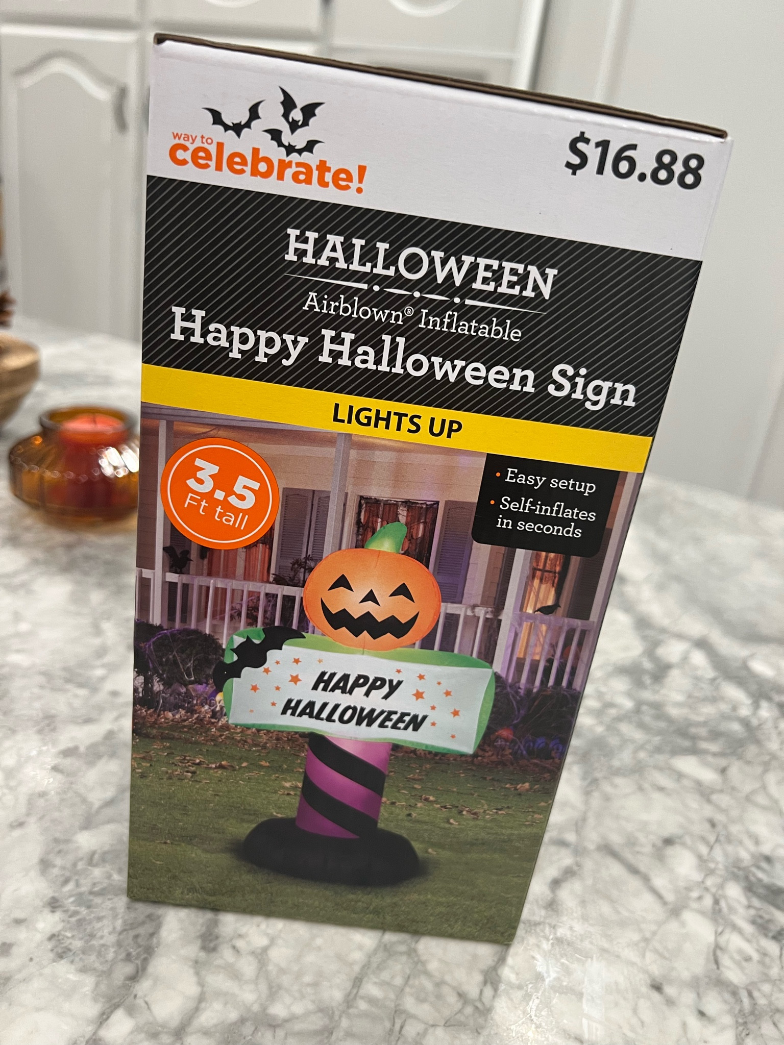 Walmart Halloween home decor inflatable! Can’t wait to put this up!! I hope it survives the Idaho wind!! 💨 🎃 so many other cute inflatables at Walmart for you to get your house ready for spooky season! #halloween # decor #outside #pumpkin 

#LTKhome #LTKkids #LTKHalloween