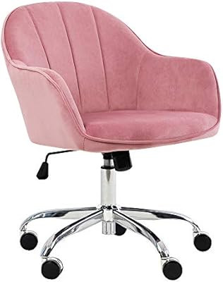 ARDICO Home Office Chair with Middle Back, Modern and Stlish Design Velvet Desk Task Chair with A... | Amazon (US)