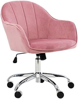 ARDICO Home Office Chair with Middle Back, Modern and Stlish Design Velvet Desk Task Chair with A... | Amazon (US)