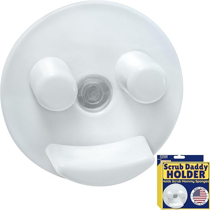 BeraTek Industries Sponge Daddy Holder - Kitchen Sink Organizer for Mommy & Daddy Sponges - Keep ... | Amazon (US)