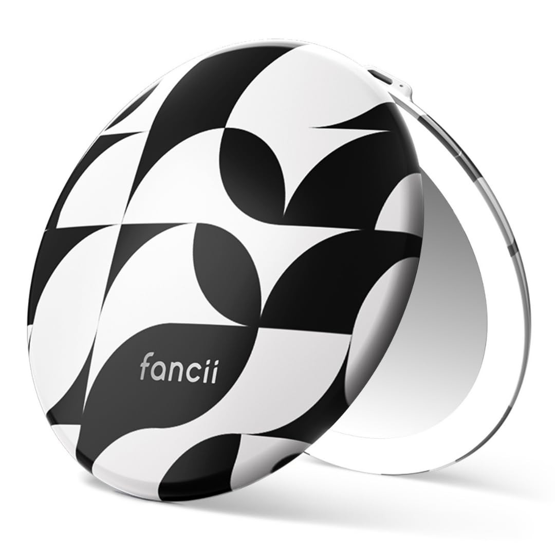 Fancii Taylor Compact Travel Makeup Mirror with Lights, 10x /1x Magnifying, Rechargeable, 3 Light... | Amazon (US)