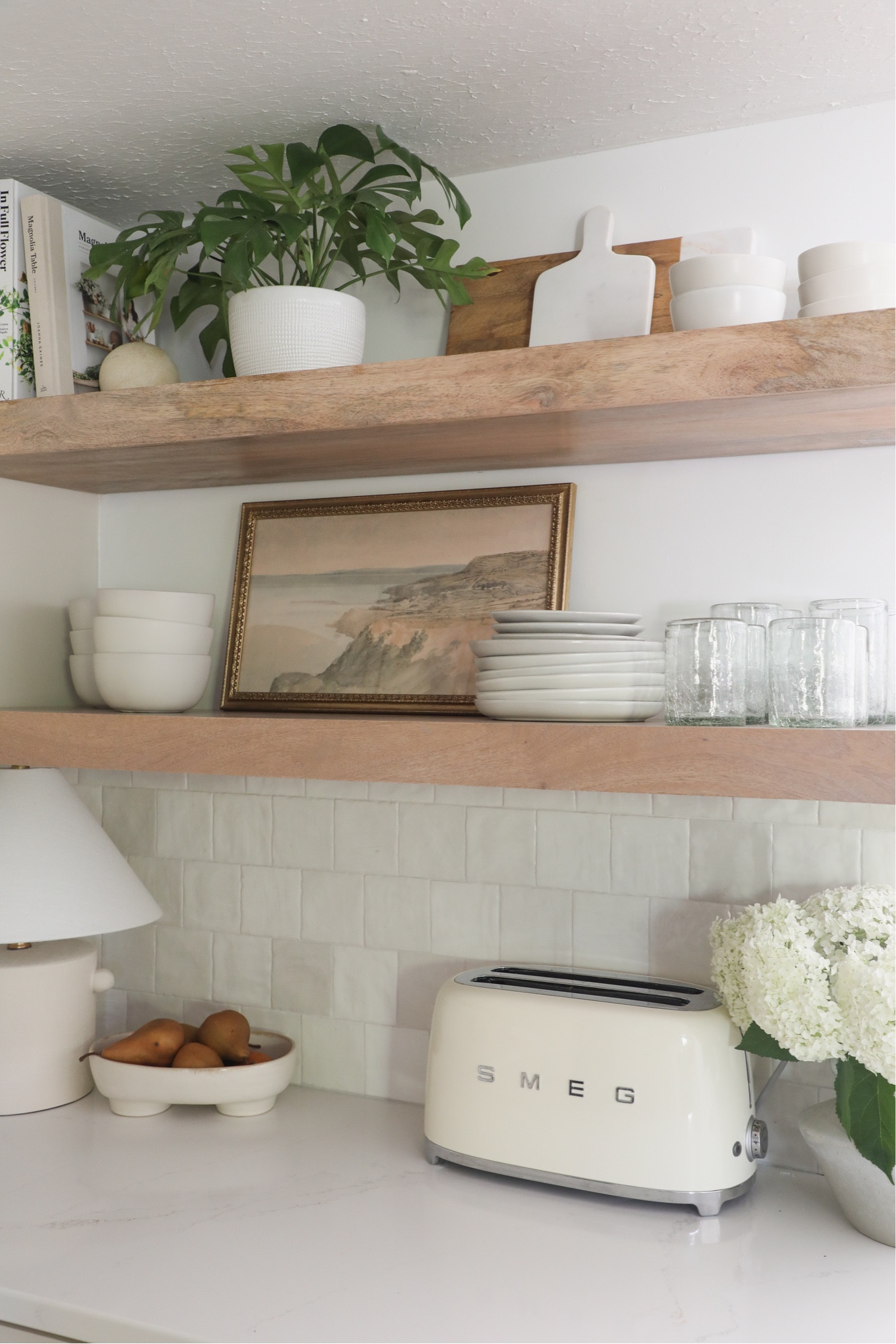 Kitchen decor, home decor, floating shelves, pottery barn, spring decor, Zellige tile, quartz countertops, kitchen backsplash, dishes, Target studio McGee, world market

#LTKsalealert #LTKhome #LTKstyletip