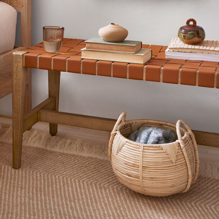 Maya Rattan Nesting Baskets - Set of 2 | West Elm (US)