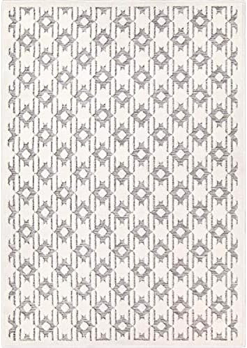 Simply Southern Cottage Minden Area Rug, 5' x 7', Grey | Amazon (US)