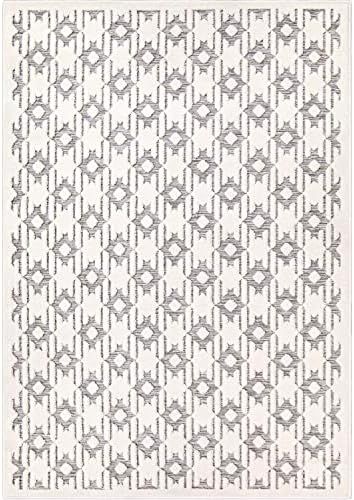Simply Southern Cottage Minden Area Rug, 5' x 7', Grey | Amazon (US)