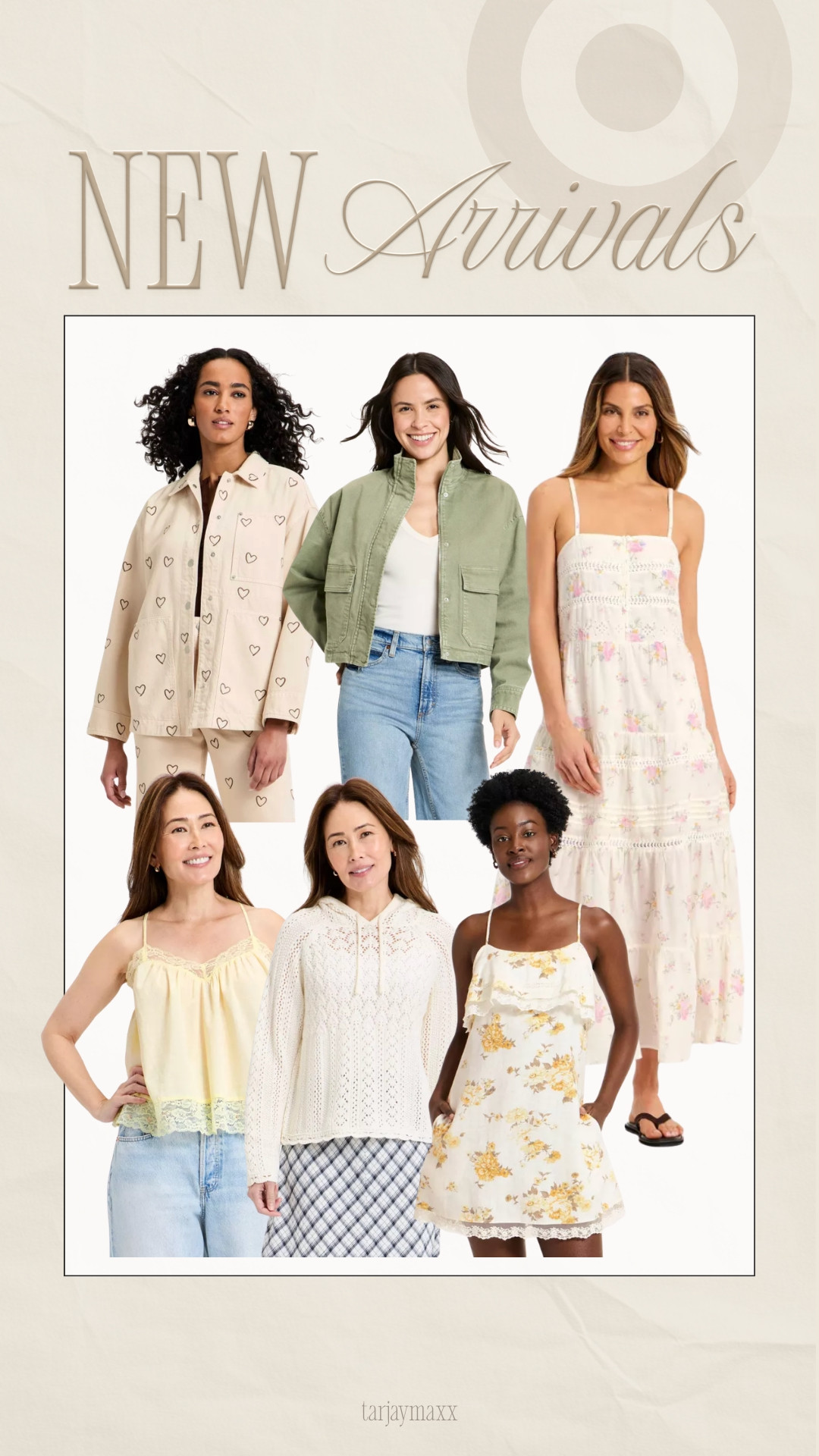 Universal Thread is currently dropping some of the best new arrivals for 2026, and the spring transition vibes are perfection. From floral blouses to the newest crotchet pants these pieces are designed for that effortless, everyday look. We are seeing a lot of feminine details like lace trims, smocked waists, and beautiful midi lengths that are perfect for everything from weekend brunch to a casual date night! 

chocolate brown outfit, date night outfits, silver hardware, gallery wall, valentines outfit women, knits and shawls, statement coat, valentines day outfit women, vacation outfits beach, valentines date night outfit, target style, universal thread, spring arrivals, denim trends, casual chic, target haul, spring fashion 2026, effortless style, boho vibes, capsule wardrobe 

 #LTKNYFW #LTKdayinmylife #LTKgrwm