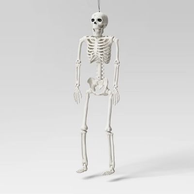 24" Posable Skeleton Halloween Decorative Mannequin - Hyde & EEK! Boutique™: Realistic, Indoor/Outdoor Display | Target