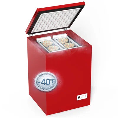 Northair -40°F Low temperature Chest Freezer - 3.5 Cu Ft with 2 Removable Baskets | Wayfair North America
