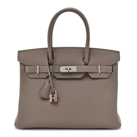 Togo Birkin 30 Gris Asphalte | FASHIONPHILE (US)