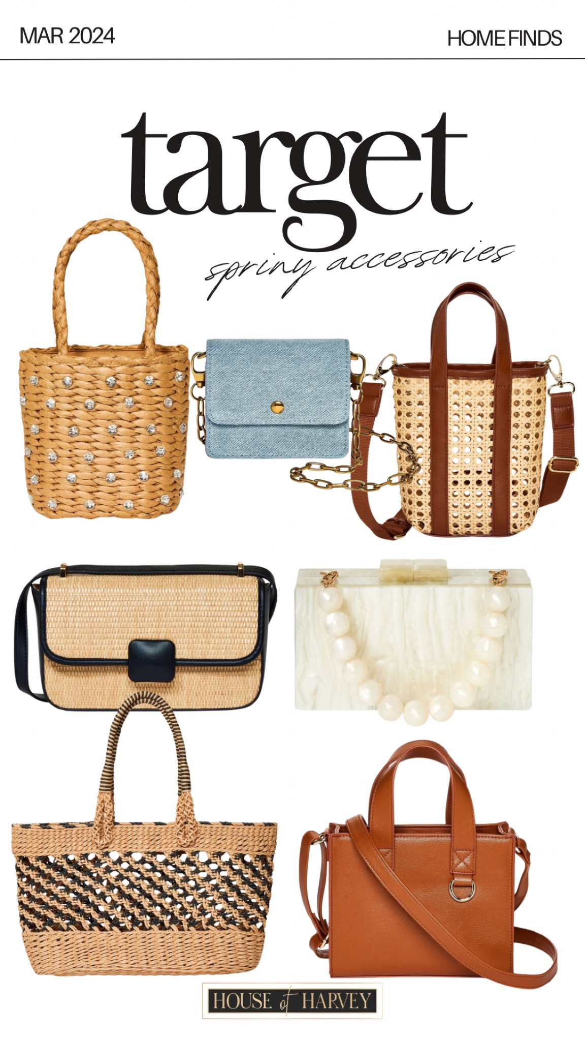 Target spring accessories! Linked below⬇️

#LTKstyletip #LTKitbag #LTKSeasonal