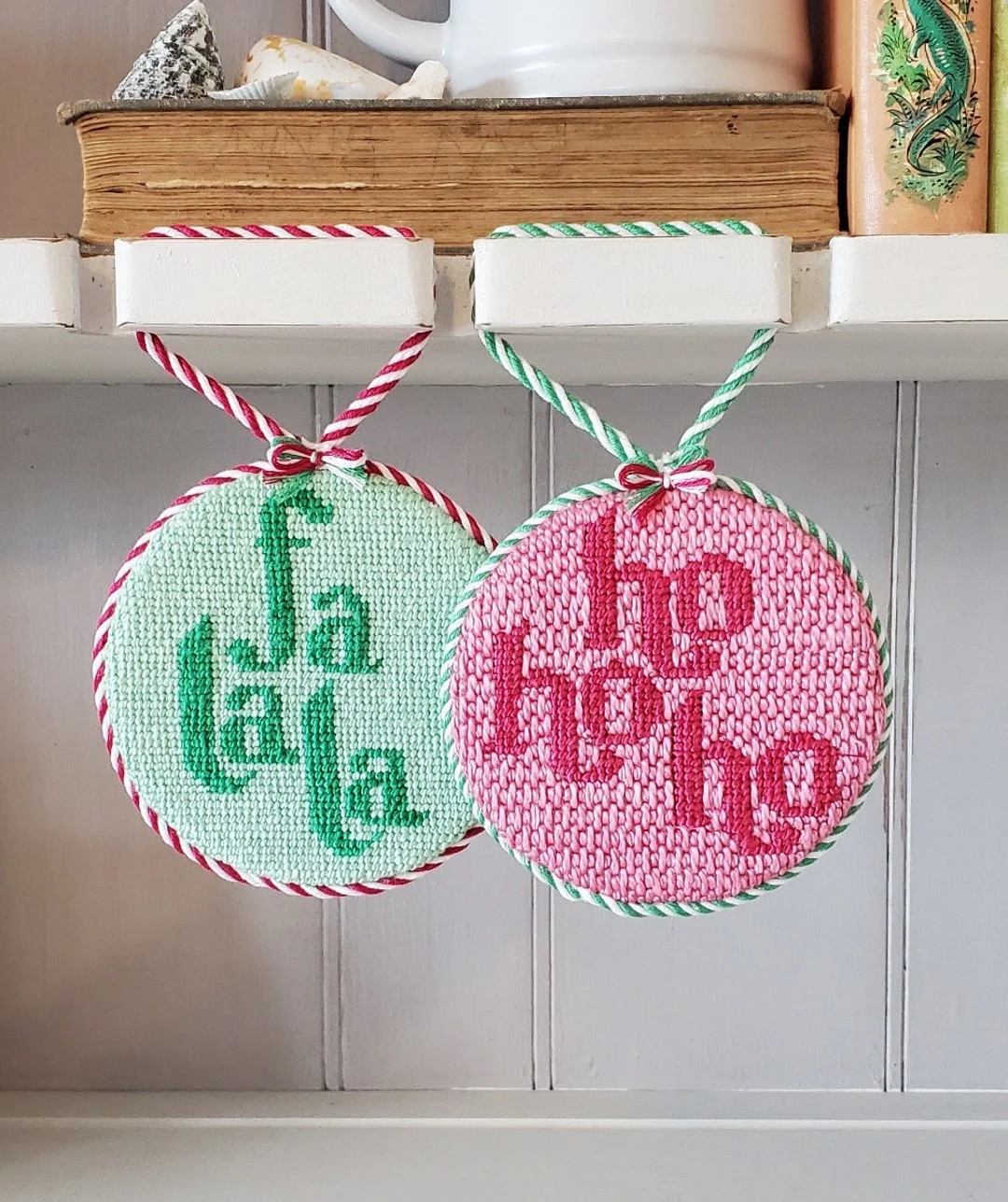 Hohoho Christmas Needlepoint Canvas - Etsy | Etsy (US)