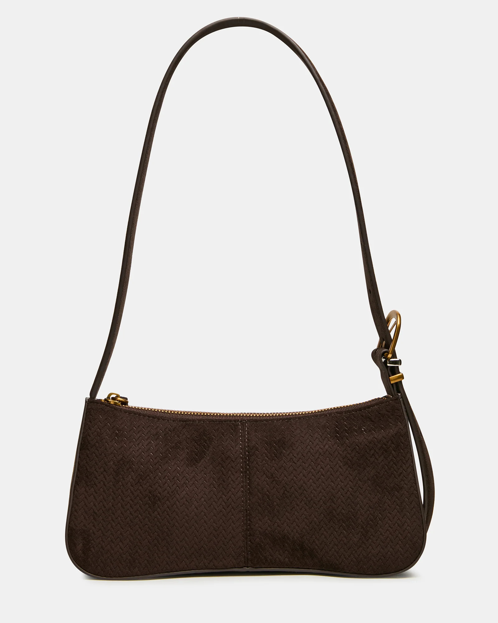 Steve Madden Women's Tanziew Bag - Chocolate - Suede | Steve Madden (US)