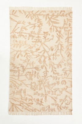 Wool & Jute Blend Flatwoven Neutral Rug | Anthropologie (US)