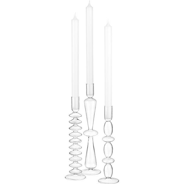numi taper candle holders set of 3 | CB2